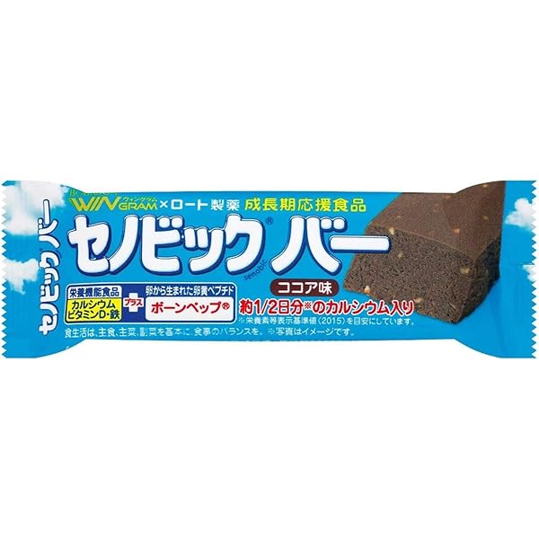 Amazon.co.jp: セノビックバーココア味 37g【108本セット
